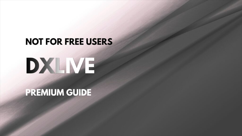 DXLIVE private chat premium experience guide for high spenders