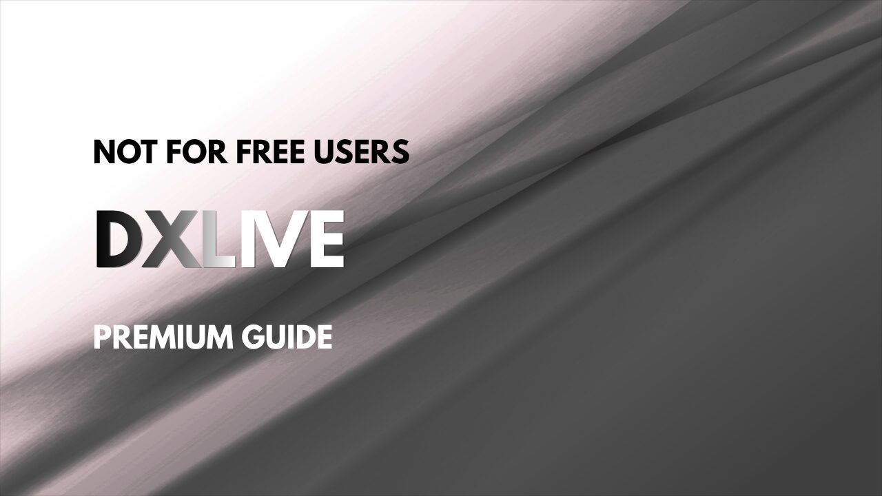 DXLIVE private chat premium experience guide for high spenders