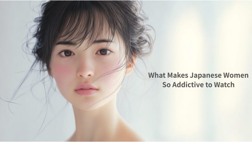 Japanese woman portrait showing kawaii beauty, softness, and elegance on live streaming sites