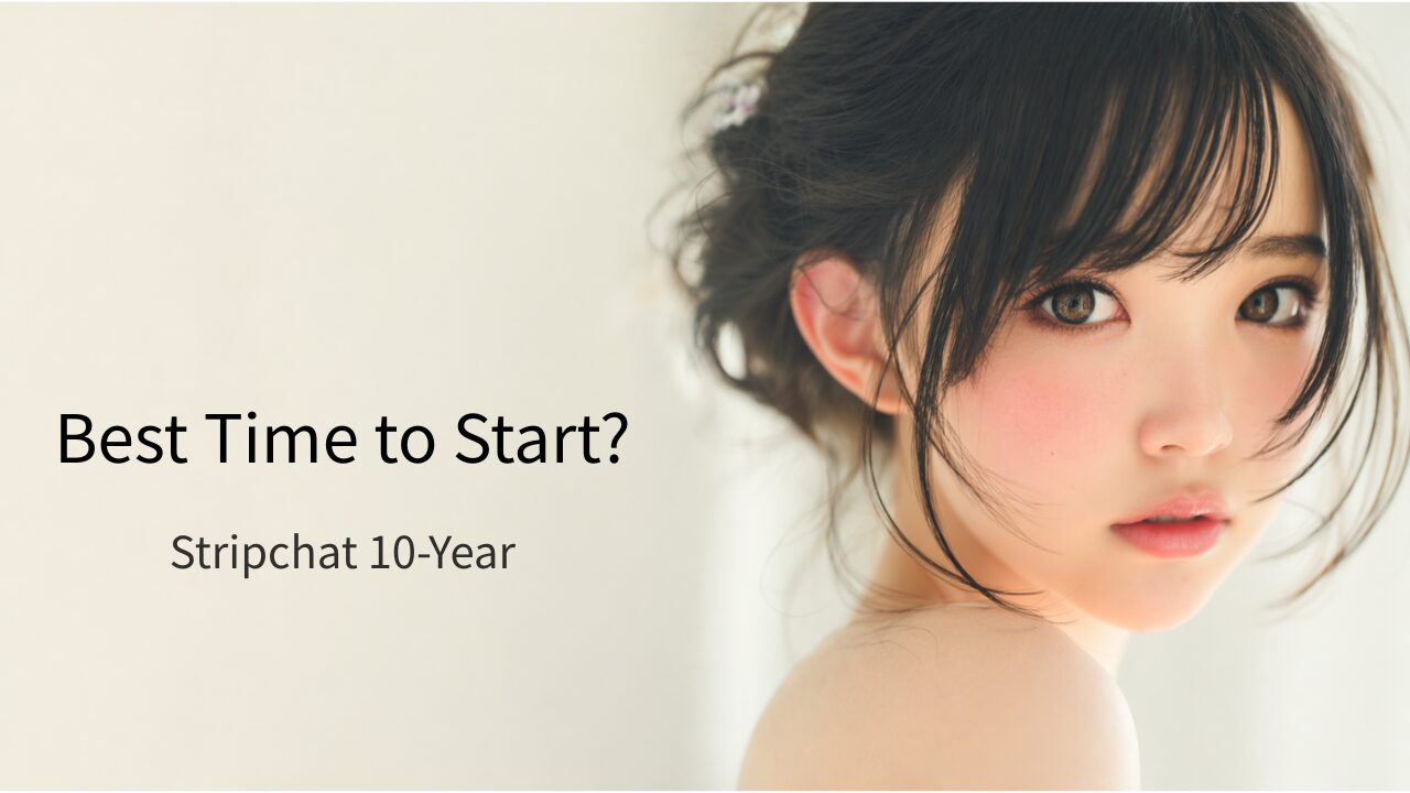 Japanese cam girl looking at camera best time to start Stripchat