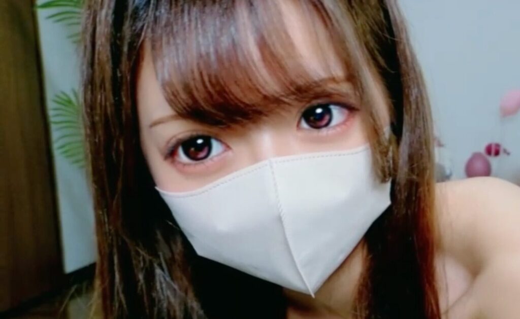 Kiki-jpn Japanese Cam Girl face close up mask