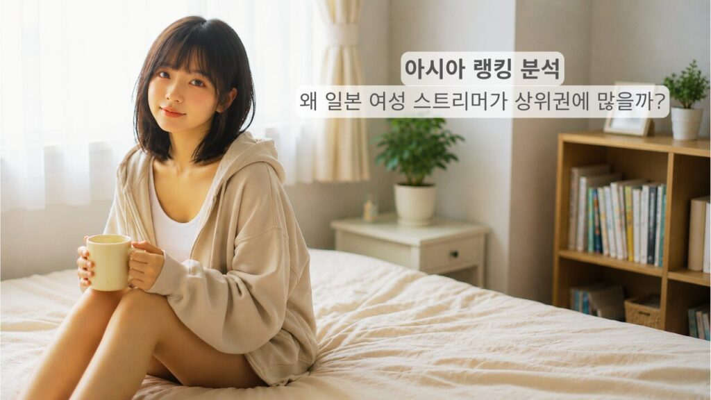 아시아 랭킹에서 인기 있는 일본 여성 스트리머