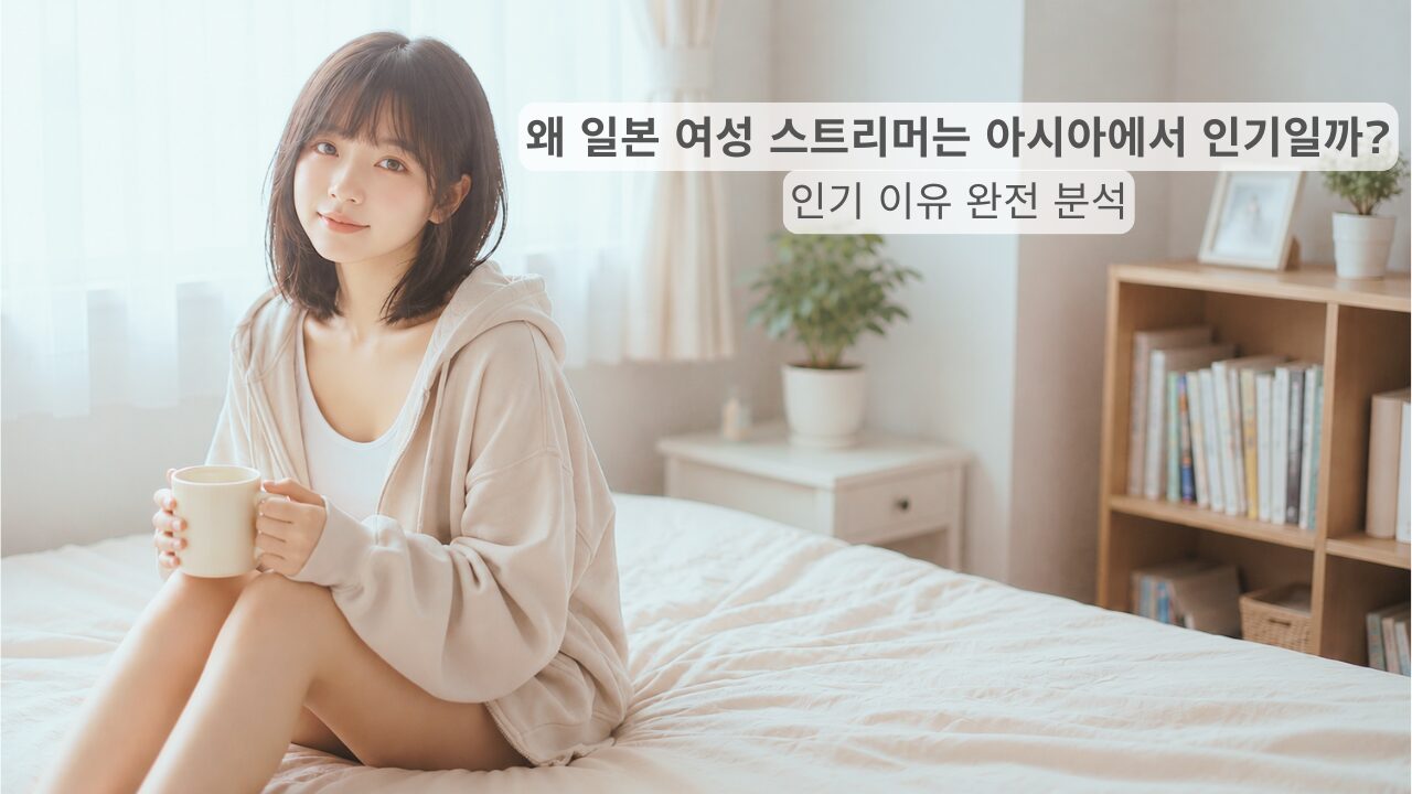 아시아에서 인기 있는 일본 여성 스트리머
